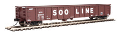 Walthers Mainline HO 910-6231 53' Railgon Gondola Soo Line SOO #64120