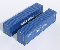 Jacksonville Terminal Company N 405092M 40' High Cube Container CMA CGM 'Mix Pack B' 2-Pack