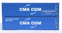 Jacksonville Terminal Company N 405092M 40' High Cube Container CMA CGM 'Mix Pack B' 2-Pack