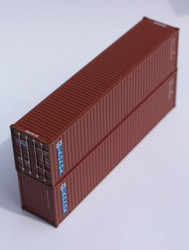 Jacksonville Terminal Company N 405016 40' High Cube Container CRONOS 2-Pack