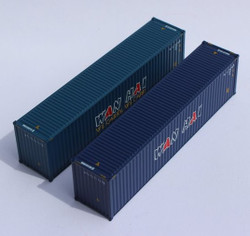 Jacksonville Terminal Company N 405054 40' High Cube Container WAN HAI 2-Pack