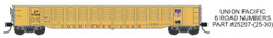 Trainworx N 25207-27 Thrall 52’6 Gondola Car Union Pacific 'Cushioned Load' UP #97040
