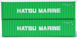 Jacksonville Terminal Company N 405141 40' High Cube Corrugated Side Containers HATSU MARINE 2 pack