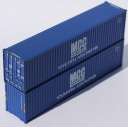 Jacksonville Terminal Company N 405115 40' High Cube Corrugated Side Containers MCC 2 pack
