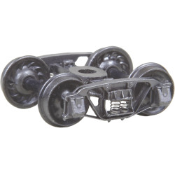 Kadee HO #553 Andrews 1898 Self Centering Trucks with 33 inch Ribbed Back Wheels Metal Fully Sprung - 1 Pair