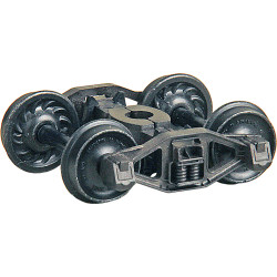 Kadee HO #572 Bettendorf T-Section Self Centering Trucks with 33 inch Ribbed Back Wheels 'HGC'  - 1 Pair