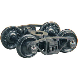 Kadee HO #573 Vulcan Double Truss Self Centering Trucks with 33 inch Ribbed Back Wheels 'HGC' - 1 pair