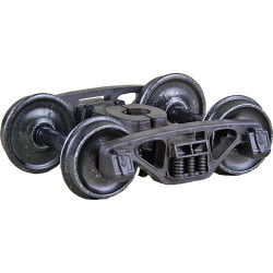 Kadee HO #1566 Barber S-2-B 70-Ton Friction Bearing Self Centering Trucks with 33 inch Smooth Back Code 88 Semi-Scale Wheels ‘HGC’ - 1 Pair
