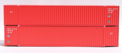 Jacksonville Terminal Company N 535049 53' High Cube Container CANADIAN TIRE 'Red Box Scheme' 2-Pack