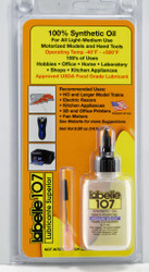 Labelle 107 HO and Larger Scales Medium Weight Plastic Compatible Motor Oil - 1/2 oz., 14.9 mL