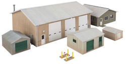 Walthers Cornerstone HO 933-4122 Vehicle Maintenance Facility - Kit