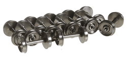 Intermountain HO 40048 38" Nickel Silver Brass Insulated Wheelsets .110” Tread Width - 12 Sets