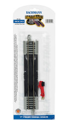 Bachmann HO 44510 Nickel Silver Rail/Gray Roadbed E-Z Track 9" Straight Terminal Rerailer with Wire  - 1 Pack