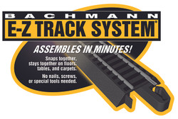 Bachmann HO 44514 Nickel Silver Rail/Gray Roadbed E-Z Track 4.50" Straight - 4 Pack
