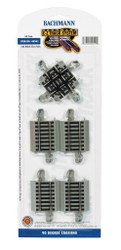 Bachmann HO 44541 Nickel Silver Rail/Gray Roadbed E-Z Track 90 Degree Crossing - 1 Pack