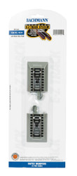 Bachmann HO 44591 Nickel Silver Rail/Gray Roadbed E-Z Track Hayes Bumpers - 2 Pack