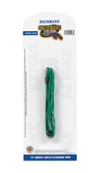 Bachmann HO 44598 E-Z Track Remote Switch Extension Wire Green - 10'