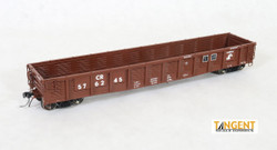 Tangent Scale Models HO 17014-12 PRR/PC Shops G43 Class 52'6" Corrugated Side Gondola Conrail 'G43A Repaint 1980' Mill Gondola CR #576210