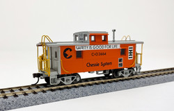 Atlas Trainman HO 20002035 Cupola Caboose Chessie System C&O #3664