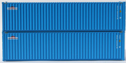 Jacksonville Terminal Company N 405056 40' High Cube Corrugated Side Containers BRIDGEHEAD 2-pack