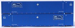 Jacksonville Terminal Company N 537070 53' High Cube Corrugated Side Containers APL Logistics 4VI Container Set #2 2-Pack
