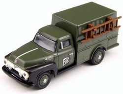 Classic Metal Works Mini Metals HO CMW30220 '54 Ford F-350 Utility Truck Western Union
