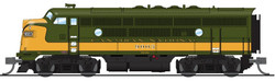 Broadway Limited Imports N 6839 EMD F3A Paragon4 Sound/DC/DCC - Canadian National Olive Green & Imitation Gold CN #9005