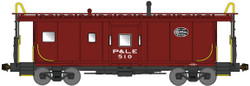 Bluford Shops N 42100 International Car Company Bay Window Caboose Phase II Pittsburgh & Lake Erie 'boxcar red' P&LE #510