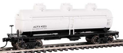 Walthers Mainline HO 910-1130 36' 3-Dome Tank Car ACFX #4551