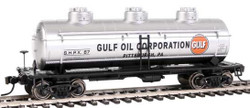 Walthers Mainline HO 910-1136 36' 3-Dome Tank Car Gulf Oil SHPX #67