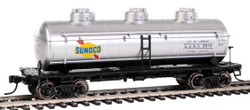 Walthers Mainline HO 910-1142 36' 3-Dome Tank Car Sunoco SUNX #2610