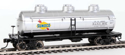 Walthers Mainline HO 910-1142 36' 3-Dome Tank Car Sunoco SUNX #2610