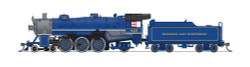 Broadway Limited Imports N 6949 4-6-2 Light Pacific Paragon4 Sound/DC/DCC Reading and Northern 'Light Blue 2007-2015' RBMN #425