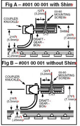 Micro Trains Line N 00110001 (1015-10) Universal Body Mount Couplers Short Shank Bulk Pack – 10  pair