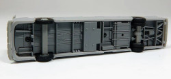 Rapido Trains Inc N 573099 1959-1986 GM New Look-Fishbowl Bus with Working Headlights - Generic Silver