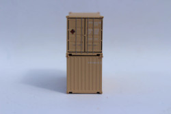 Jacksonville Terminal Company N 205386 20' Standard Height Corrugated Side Containers MILITARY SERIES USFU Air Force 2-Pack