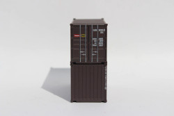 Jacksonville Terminal Company N 205011 20' Standard Height Corrugated Side Containers Cat Rental Store 'Thompson' 2-Pack