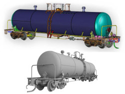 Rapido Trains Inc N 535010-3 Procor ‘GP20’ 20,000-Gallon Tank Car 'Government of Alberta' Late PROX #58015