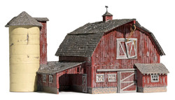 Woodland Scenics HO BR5038 Built Up Old Weathered Barn