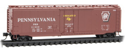 Micro Trains Line N 032 00 461 50’ Standard Box Car Plug Door Pennsylvania Railroad PRR #21008