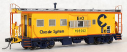 Tangent Scale Models HO 60019-04 International Car Company B&O Class I-18 Steel Bay Window Caboose Chessie System '1982+' B&O #903002