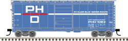 Atlas Master N 50005769 PS-1 40' Boxcar with 6' Door Port Huron & Detroit PHD #1158
