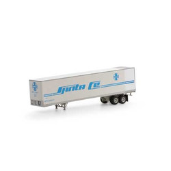 Athearn RTR HO ATH16085 45' Fruehauf Z-Van Trailer Santa Fe SFTZ #253417