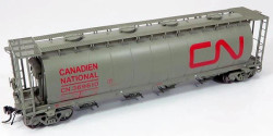 Rapido Trains Inc HO 127023-369404 NSC 3800cuft Covered Hopper Canadian National 'Wet Noodle' Delivery Scheme CN #369404