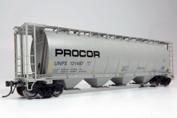 Rapido Trains Inc HO 127030-121428 NSC 3800cuft Covered Hopper Procor Black Logo UNPX #121428