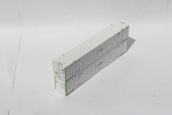 Jacksonville Terminal Company N 537057 53' High Cube Corrugated Side Containers COFC LOGISTICS Set #1 2-Pack