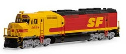 Athearn RTR N ATH15385 DCC/Tsunami 2 EMD FP45 Santa Fe 'Kodachrome' SF #5998