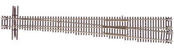 Atlas N 2055 Code 55 Turnout with Nickel-Silver Rail & Brown Ties - No.10 Right  Hand