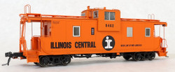 Tangent Scale Models HO 60210-03 IC Centralia Shops Steel Wide-Vision Caboose Illinois Central 'Original Orange Split Rail 1970' IC #9467