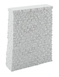 Walthers Cornerstone HO 933-4581 Single-Track Railroad Bridge Stone Pier - Resin Casting